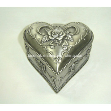 Jewelry Box for Rings & Necklace, Metal Jewelry Box